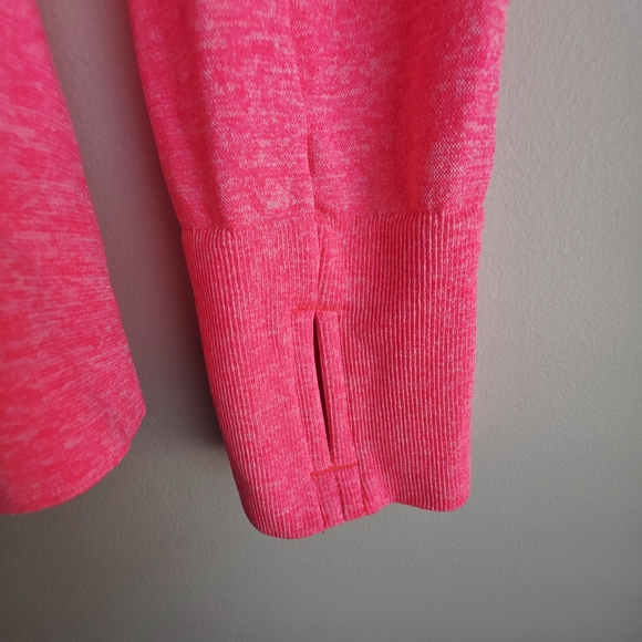 Oiselle Vibrant Pink Long Sleeve Tee - Picture 5 of 7